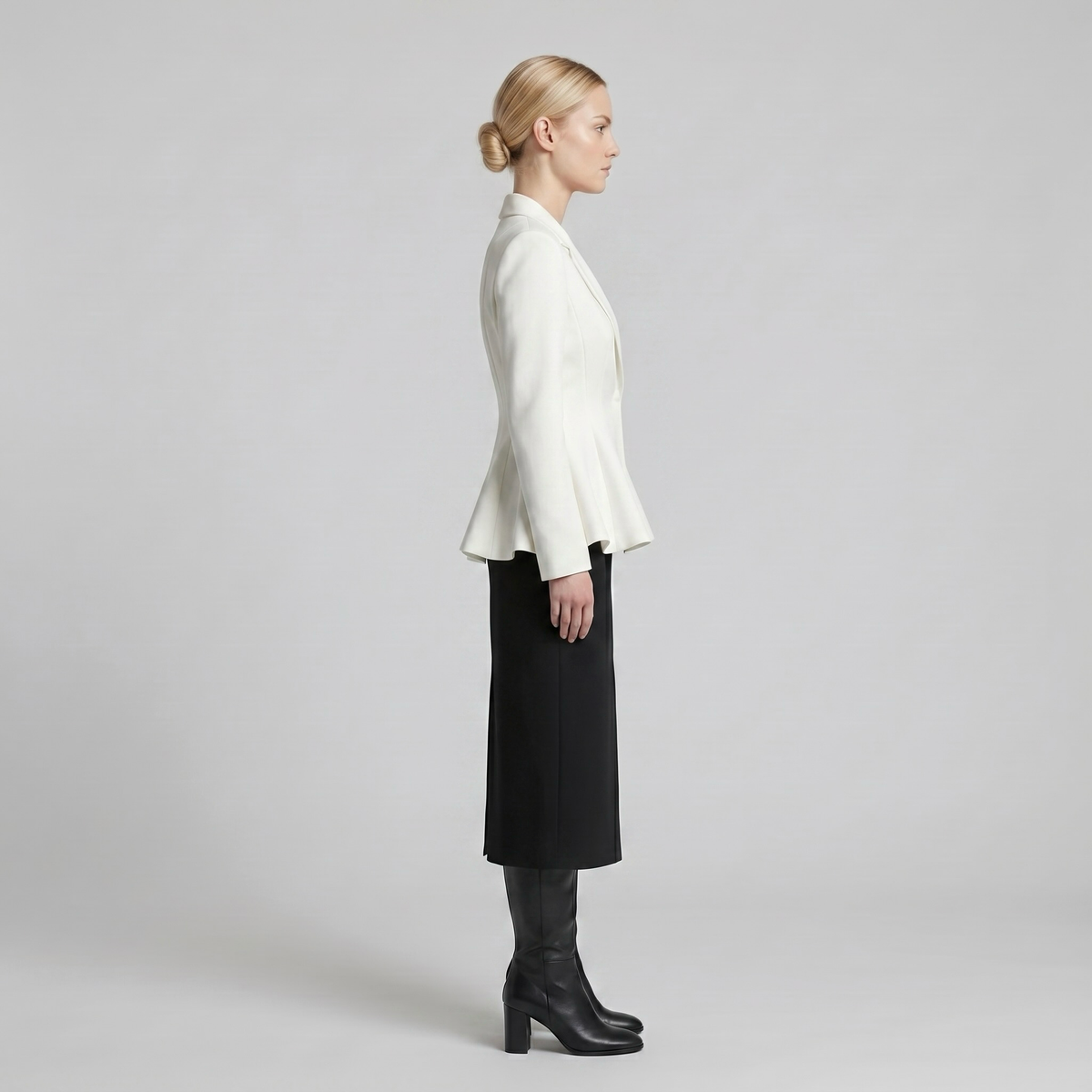 Women's Sculpted Flared Blazer