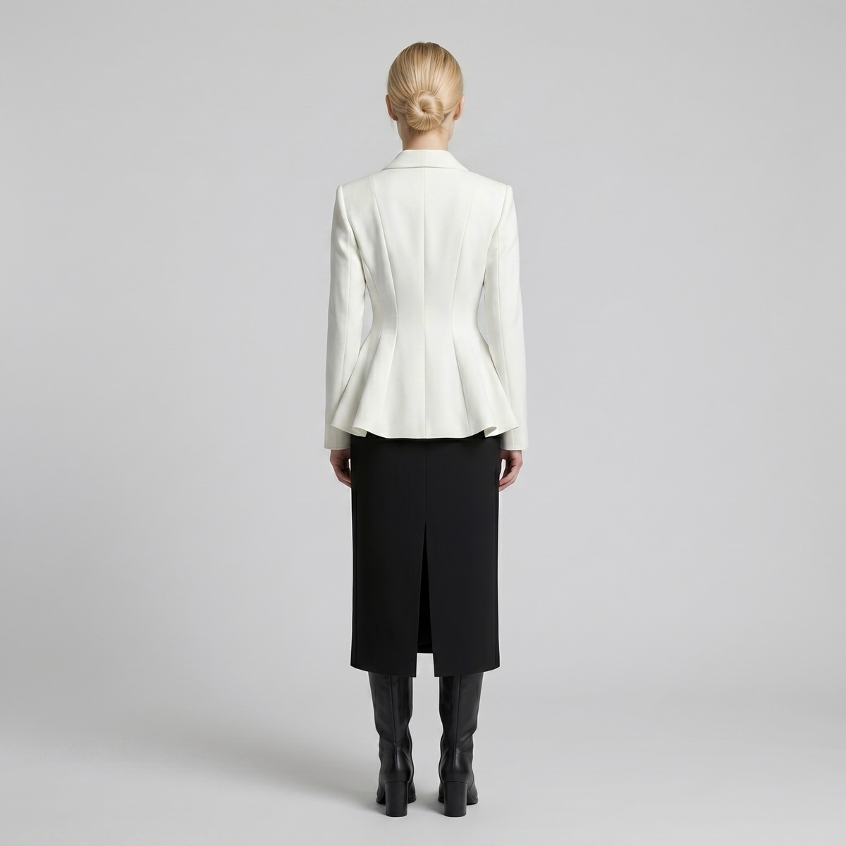Women's Sculpted Flared Blazer