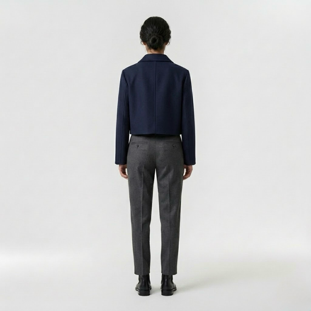Women's Cropped Tailored Jacket